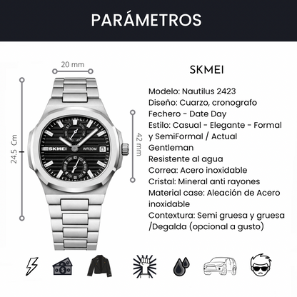 Skmei Nautilus 2423 Silver
