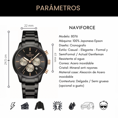 NaviForce 8076 Black